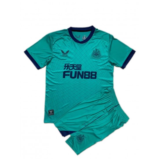 Camisola Newcastle United Guarda-redes Criança Equipamento Terceiro 2021-2022 Manga Curta
